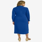 Side Knot Midi Wrap Dress image number null