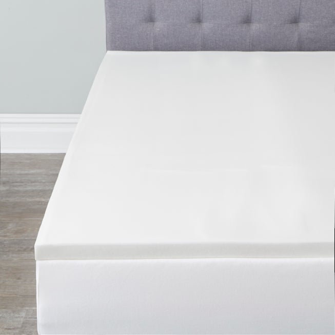 2" Memory Foam Mattress Topper with Cover image number 0