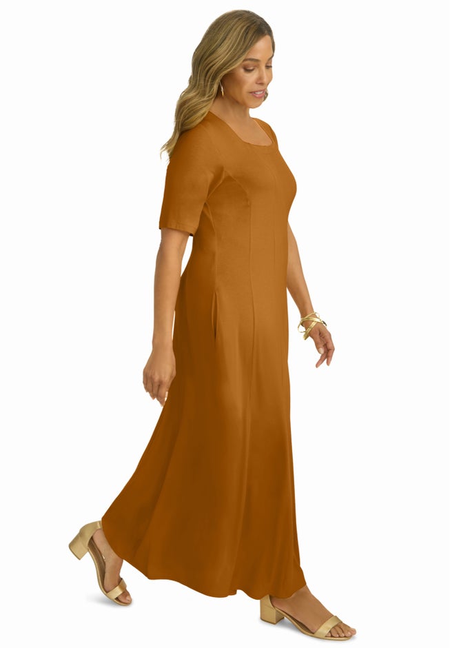 Square Neck Maxi Dress image number 2