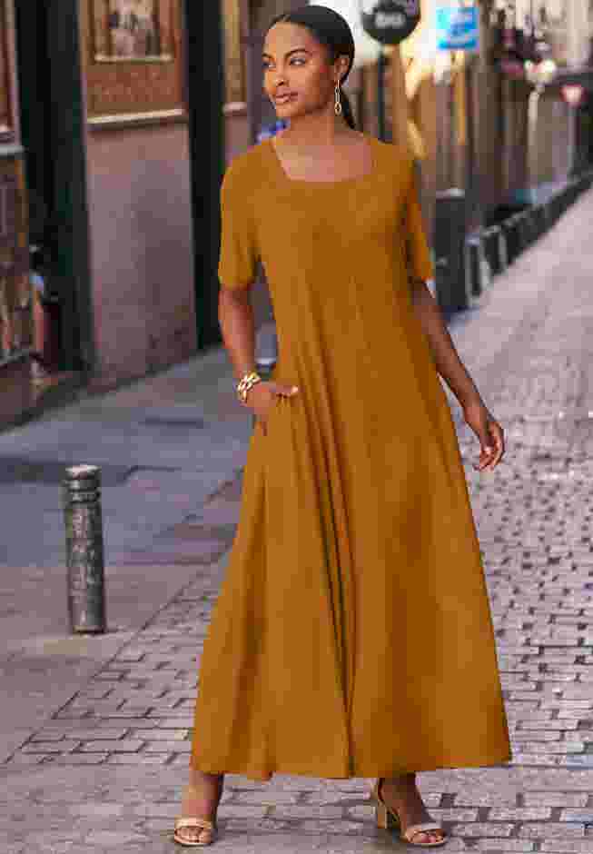 Square Neck Maxi Dress image number 0