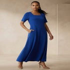 Square Neck Maxi Dress image number null