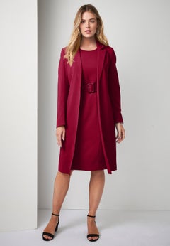Belted Jacket Dress