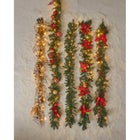 6' Pre-Lit Gold & Silver Garland image number null