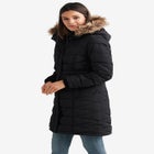 Faux Fur Trim Puffer image number null