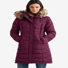 Faux Fur Trim Puffer image number null
