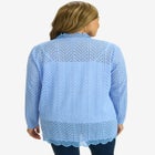 Stretch Knit Lace Topper image number null