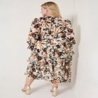 Tiered Pleated Midi Dress image number null