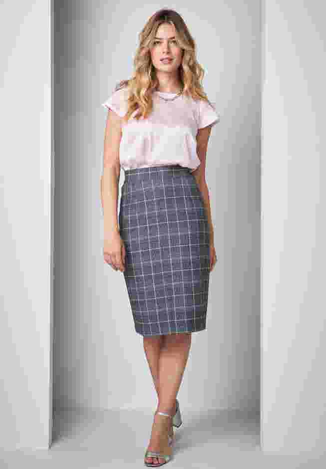Tummy Control Bi-Stretch Pencil Skirt image number 0