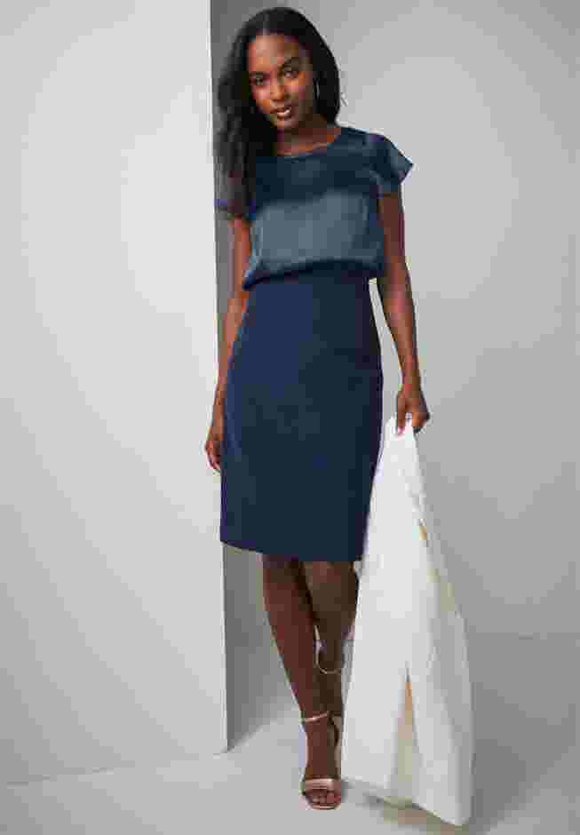 Tummy Control Bi-Stretch Pencil Skirt image number 2