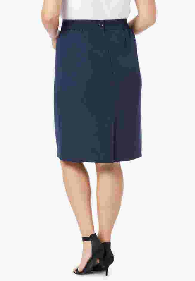 Tummy Control Bi-Stretch Pencil Skirt image number 1