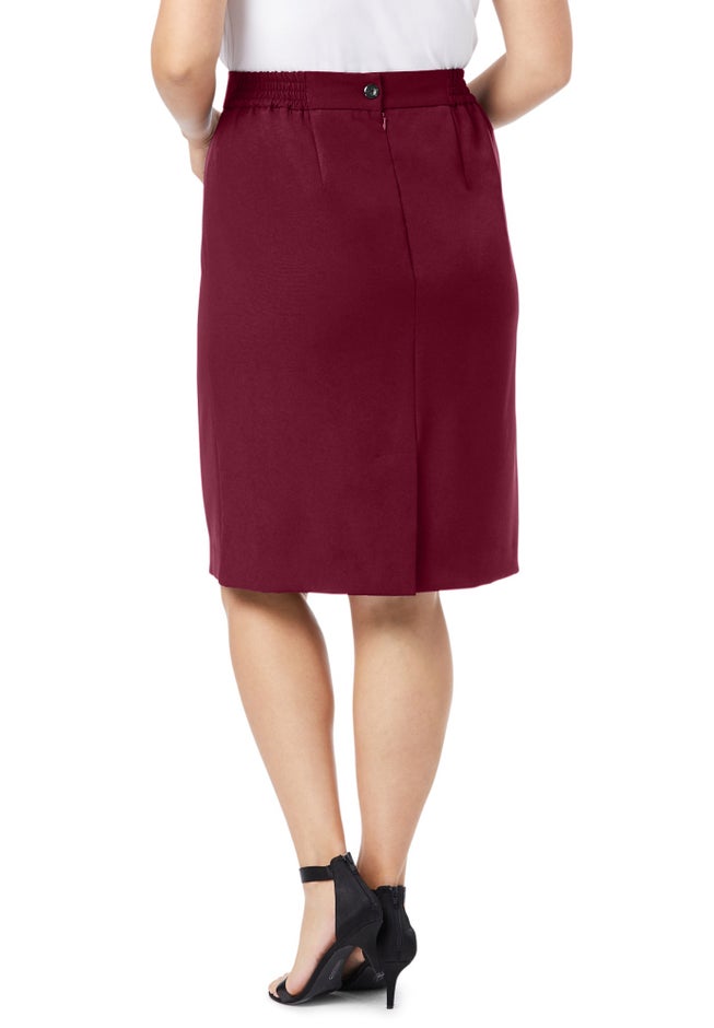 Tummy Control Bi-Stretch Pencil Skirt image number 2