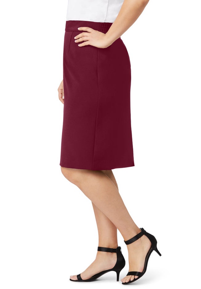 Tummy Control Bi-Stretch Pencil Skirt image number 1