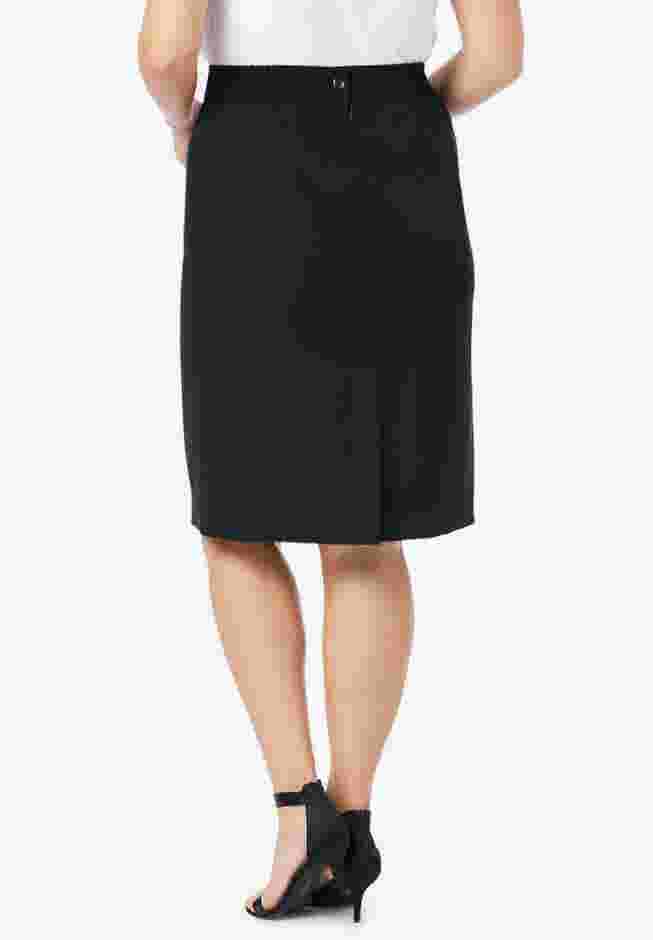 Tummy Control Bi-Stretch Pencil Skirt image number 1