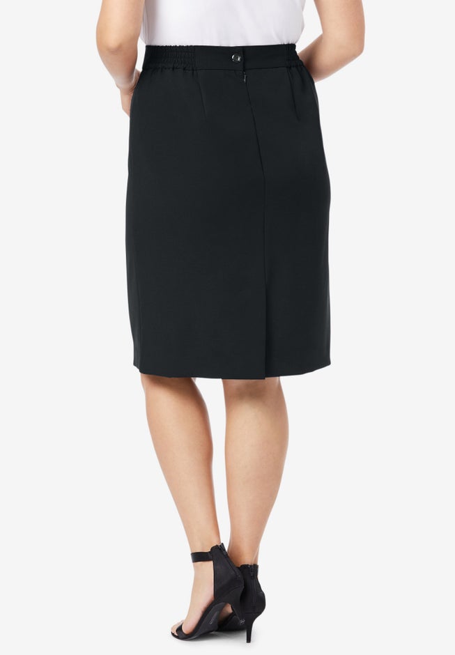 Tummy Control Bi-Stretch Pencil Skirt image number 1