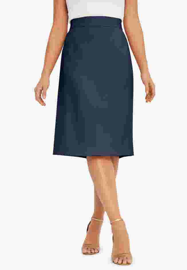 Tummy Control Bi-Stretch Pencil Skirt image number 0