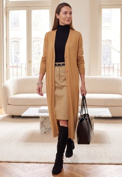 Fine Gauge Duster Cardigan