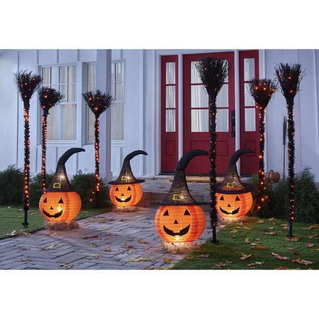 24"H Pre-Lit Pop-Up Pumpkin image number null