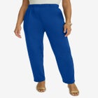 Soft Ease Cotton Knit Straight-Leg Pant image number 0
