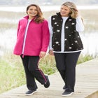 Zip-Front Microfleece Vest image number null