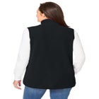 Zip-Front Microfleece Vest image number null