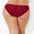 Knit Mesh Overlay Bikini Bottom image number null