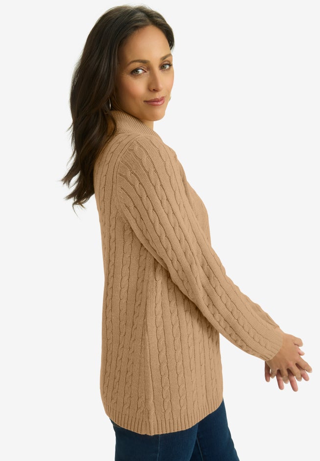 Pullover Cable Polo image number 2