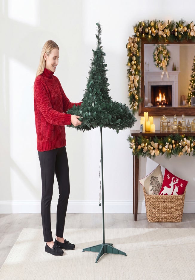 6 Ft. Pre-lit Undecorated Pop-Up Tree image number 2