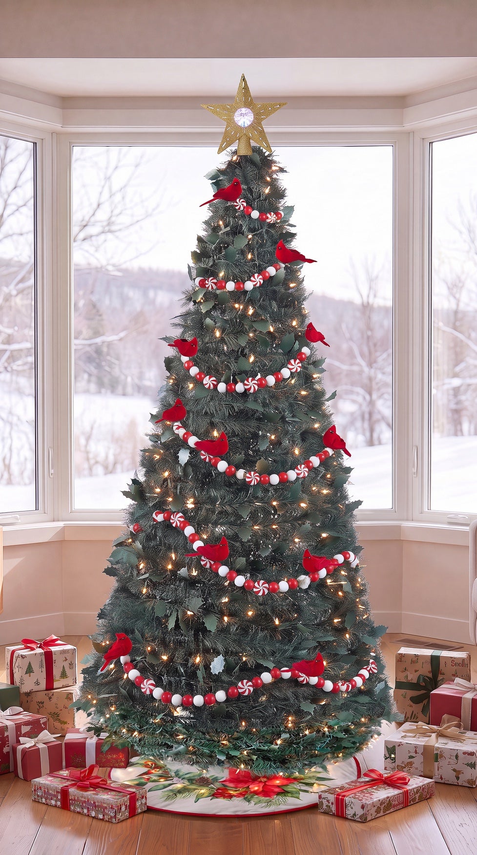 6 Ft. Pre-lit Undecorated Pop-Up Tree image number 5
