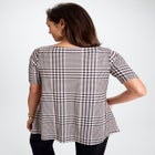 Stretch Knit Boatneck Swing Tunic image number null