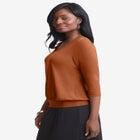 Stretch Knit Square Neck Top image number null