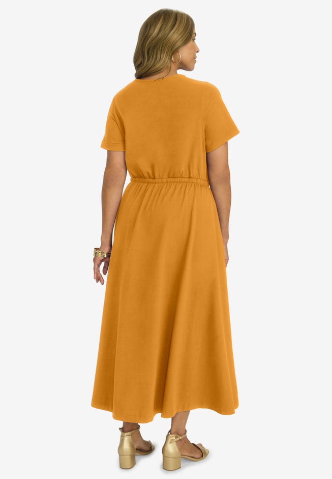 Drawstring Maxi Dress image number 1