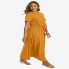 Drawstring Maxi Dress image number null