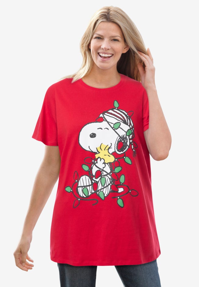 Peanuts Red Snoopy Light Tee image number 0