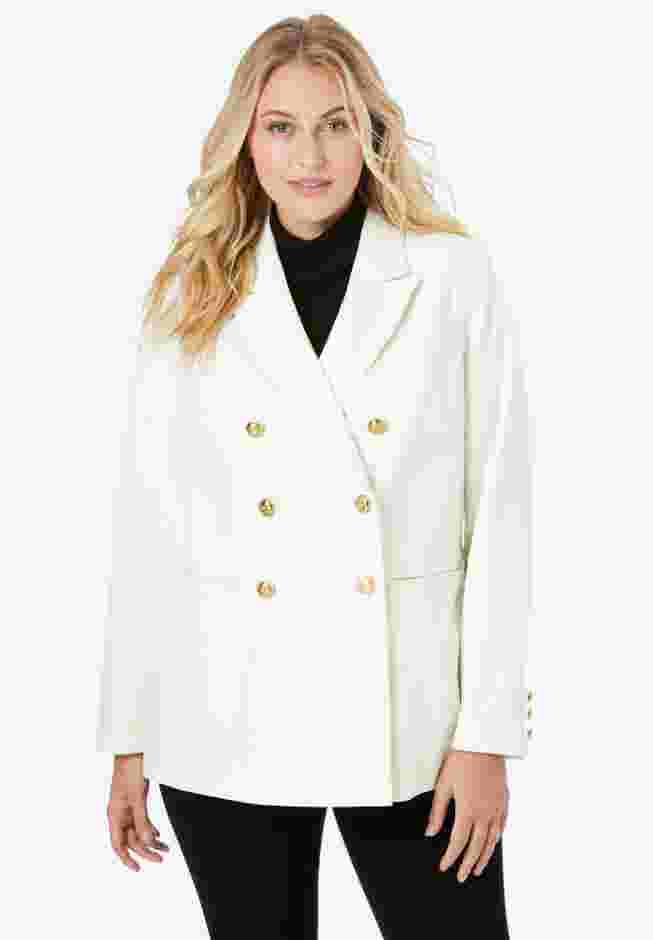 Double Breasted Wool Blazer image number 0