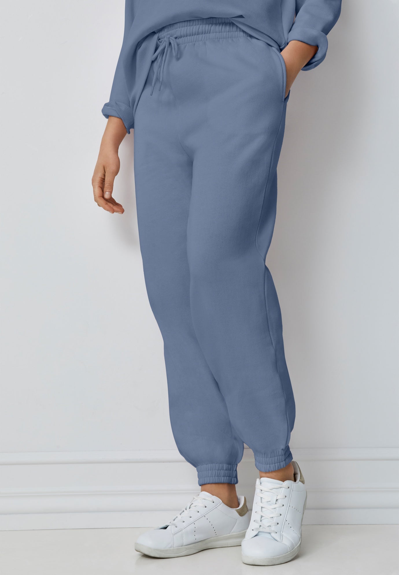 Drawstring Waist Fleece Sweatpants image number 0