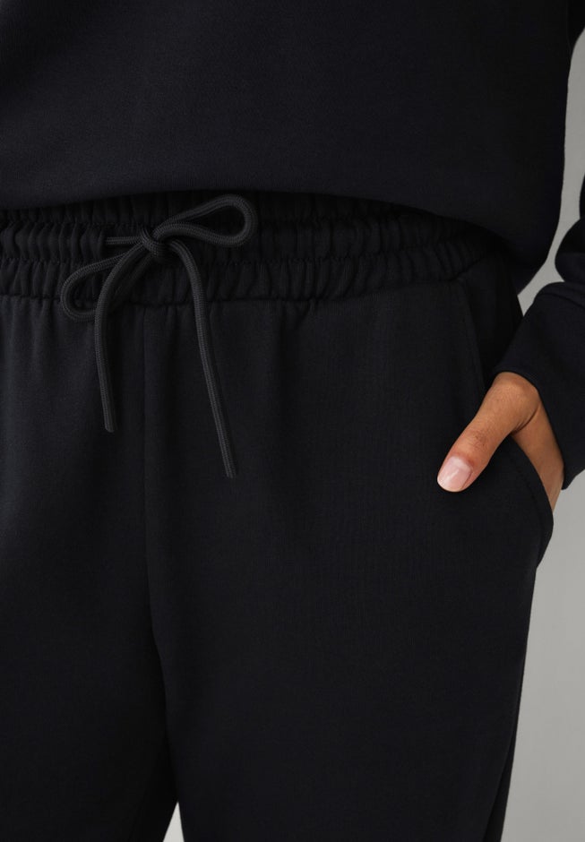 Drawstring Waist Fleece Sweatpants image number 2