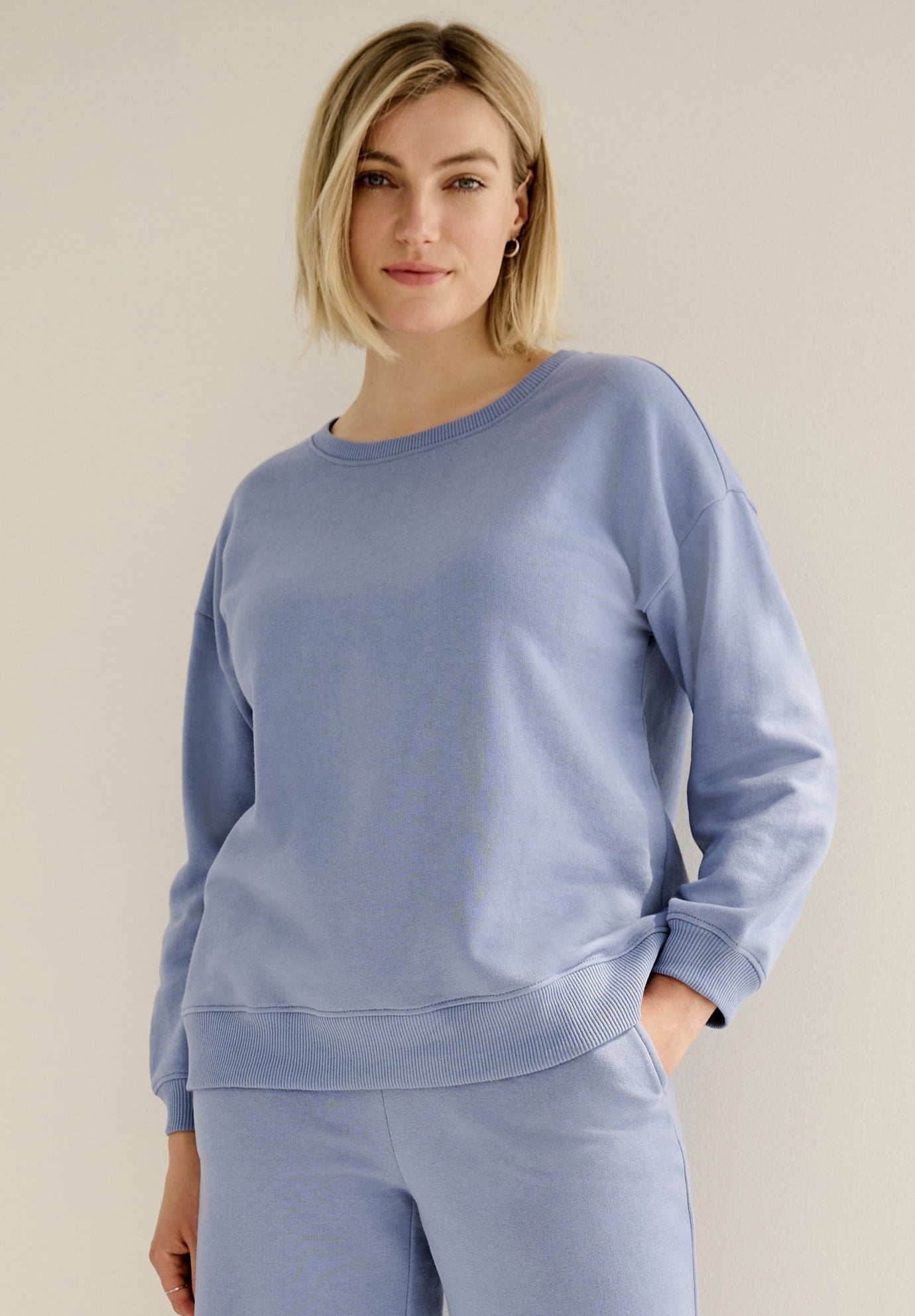 Boxy Fleece Sweatshirt image number 0