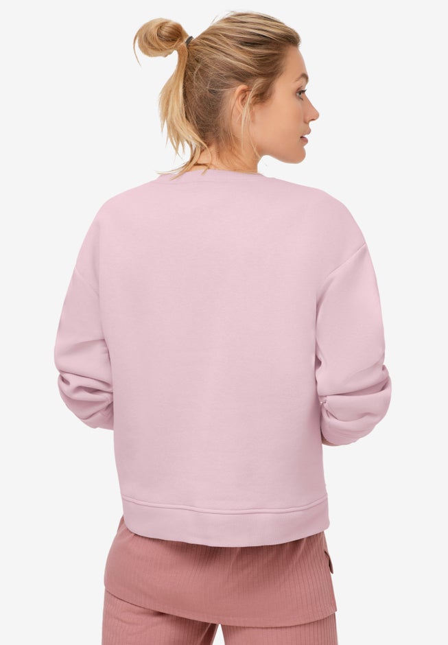 Boxy Fleece Sweatshirt image number 1