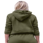 Hooded Fleece Boxy Sweatshirt image number null