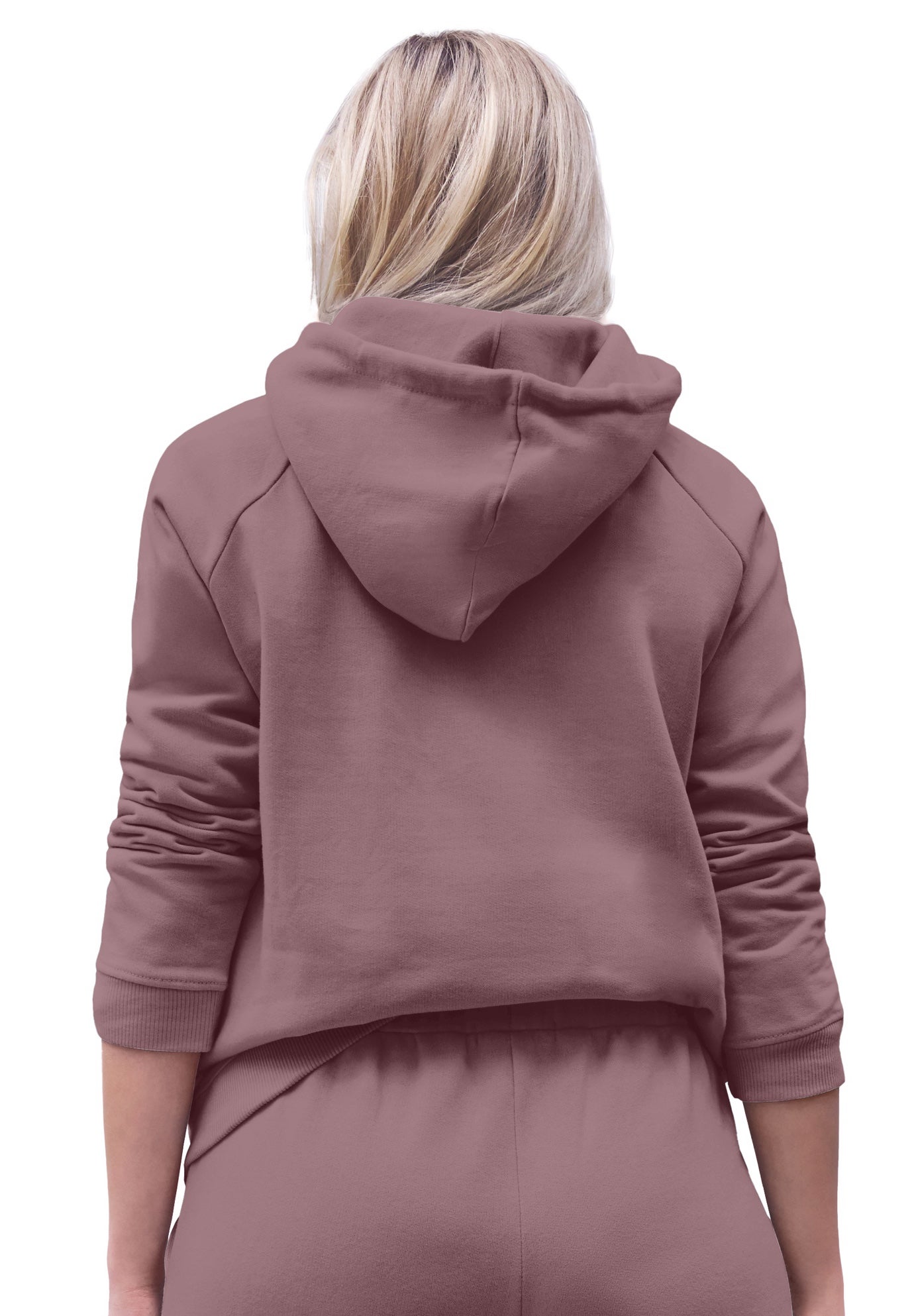 Hooded Fleece Boxy Sweatshirt image number 1
