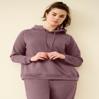 Hooded Fleece Boxy Sweatshirt image number 0