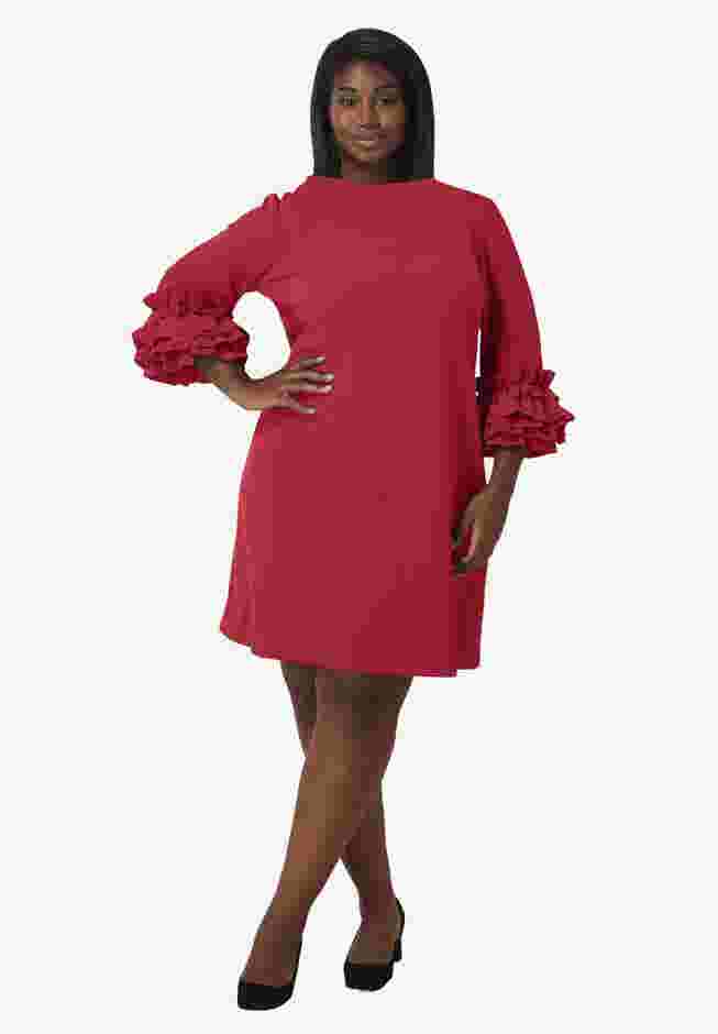 Ruffle Sleeve Dress image number 0