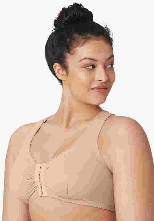 Glamorise® Front-Close Lace Back Bra image number 2