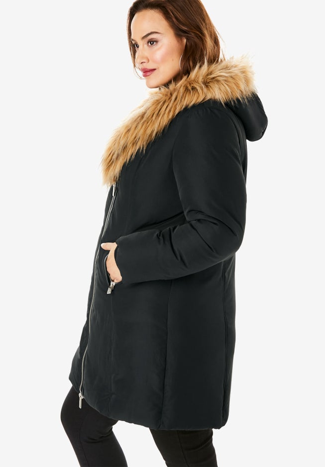 Plus Size Double Layer Puffer Coat image number 2