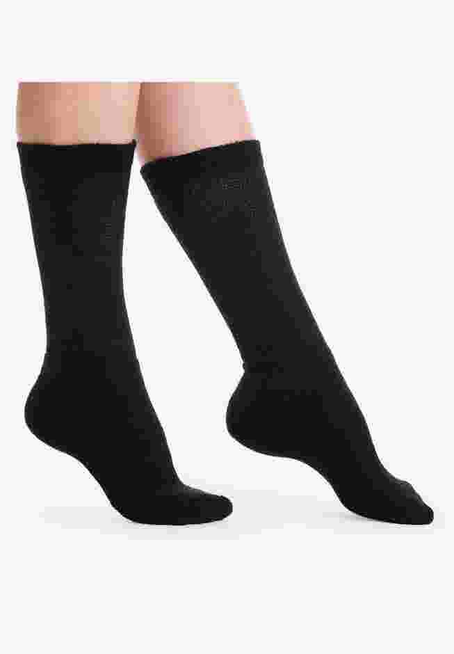 Diabetic Ultra Plush Crew Socks 3-Pack image number 0