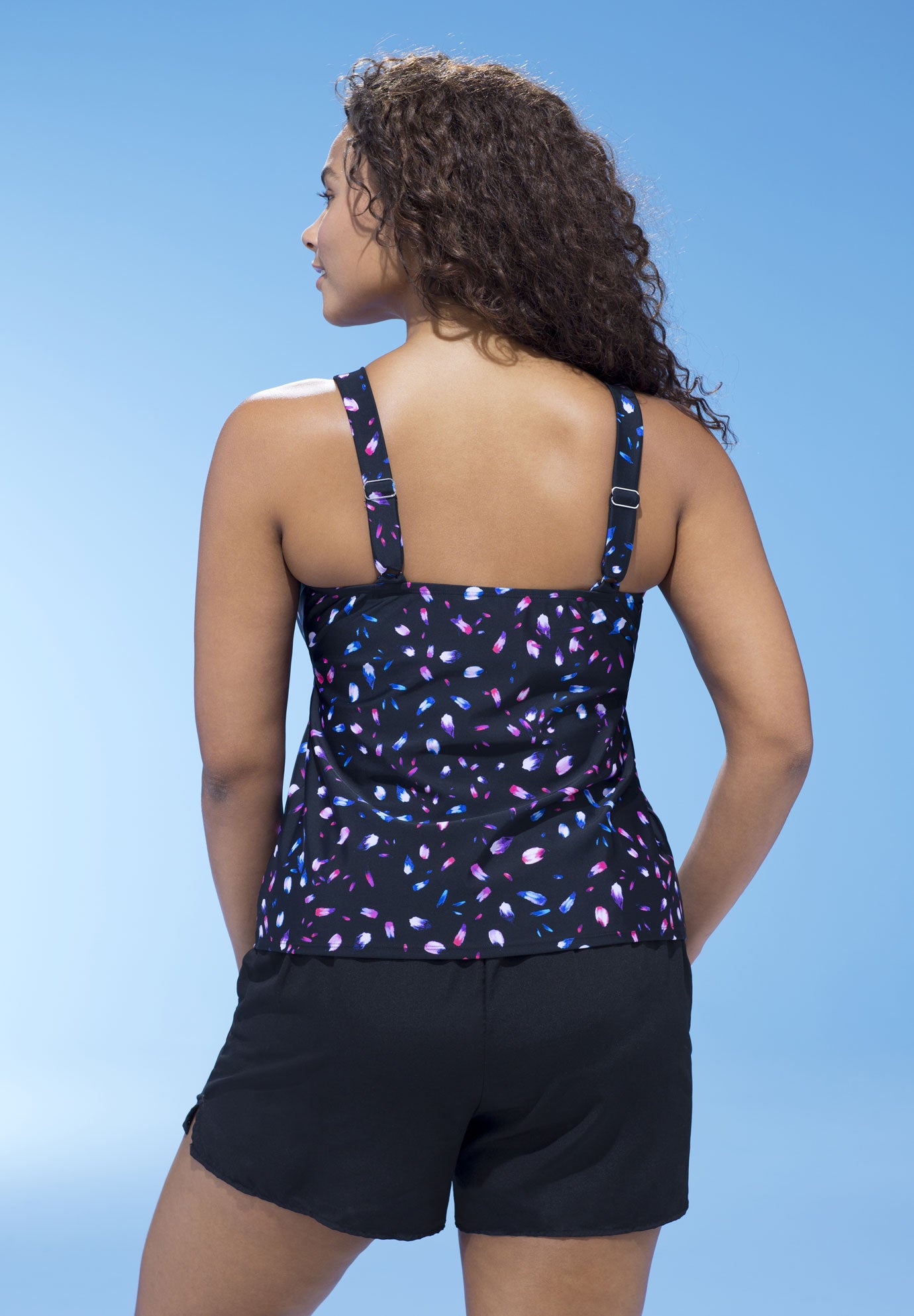 Flared Tankini Top image number 1