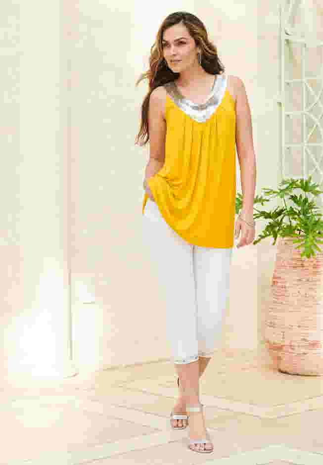 Embellished Tank Top image number 4