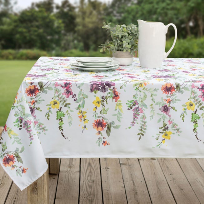 60" x 104" Floral Cascade Table Linen image number 0