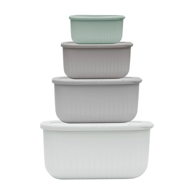 8-Pc. Plastic Food Storage Container Set image number null