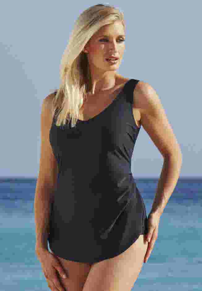 Sarong Front One Piece Swimsuit image number 0